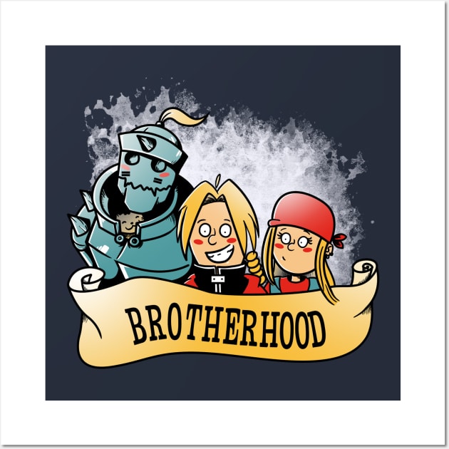 Brotherhood Wall Art by Freecheese